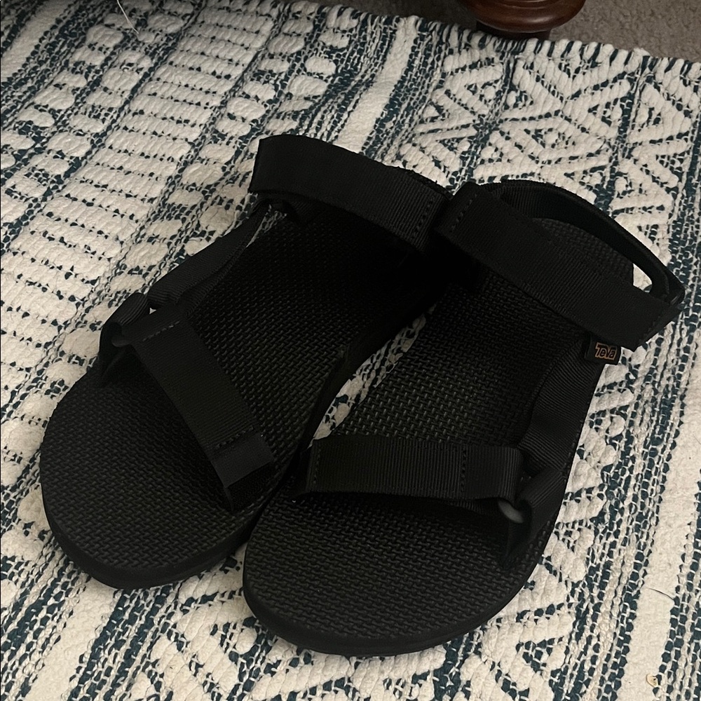 Teva Black Sandals with Adjustable Straps